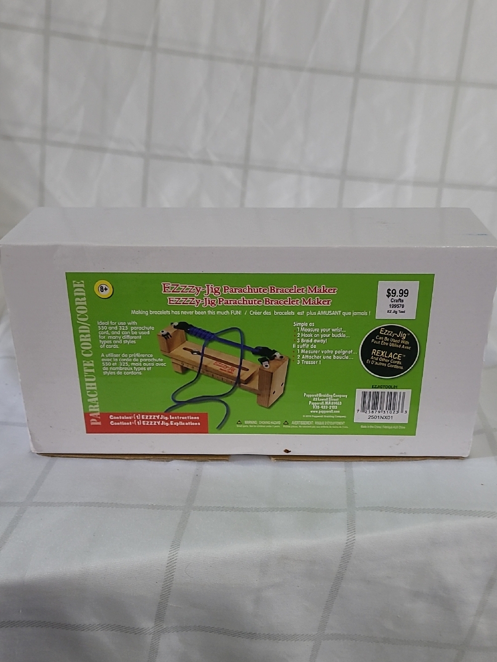 Ezzzy-Jig Parachute Bracelet Maker